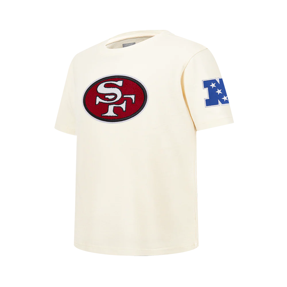 NFL SAN FRANCISCO 49ERS RETRO CLASSICS BIG BOY'S SS TEE (EGGSHELL) - Image 3