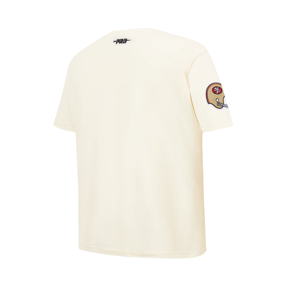NFL SAN FRANCISCO 49ERS RETRO CLASSICS BIG BOY'S SS TEE (EGGSHELL) - Image 4