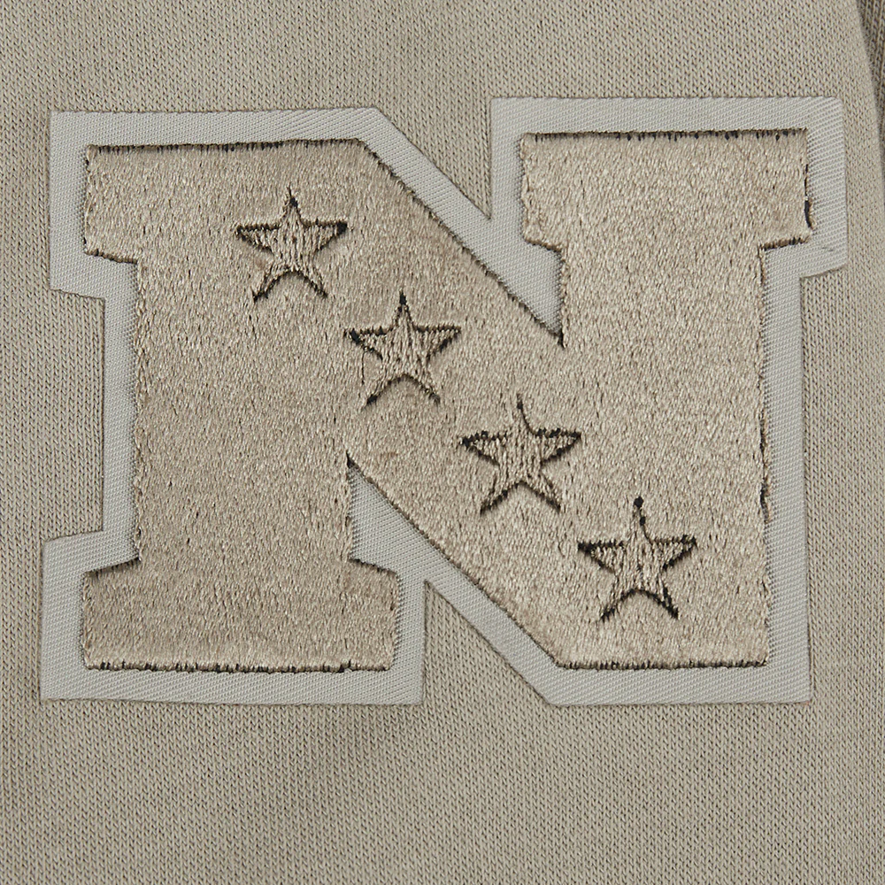 NFL SAN FRANCISCO 49ERS NEUTRAL BIG BOYS FLEECE PULLOVER HOODIE (TAUPE) - Image 4