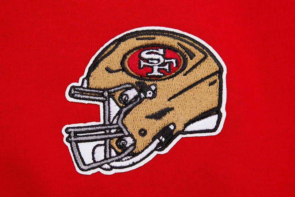 NFL SAN FRANCISCO 49ERS CLASSIC FLEECE CREWNECK (RED) - Image 5