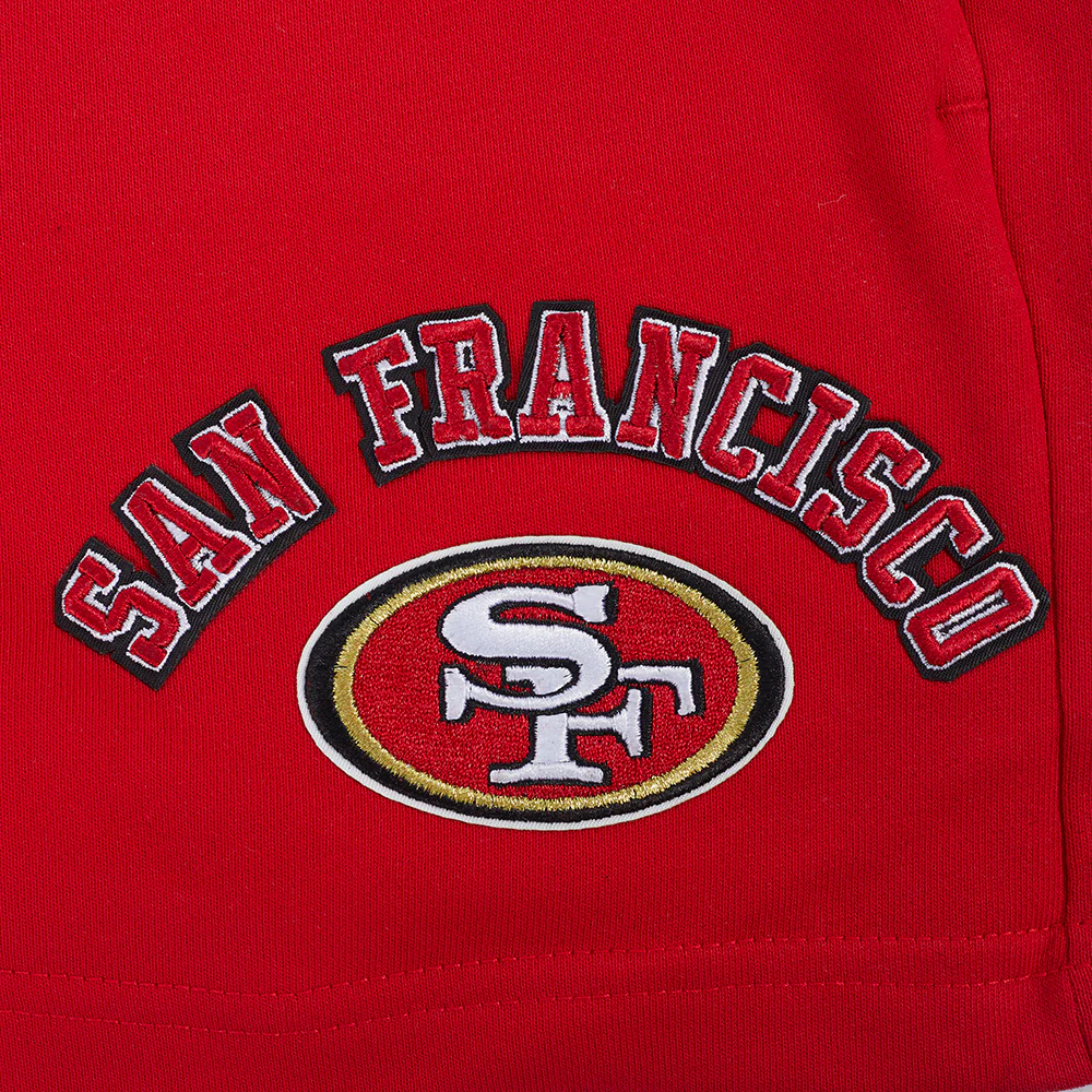 NFL SAN FRANCISCO 49ERS CLASSIC WOMEN'S SHORT (RED) - Image 5