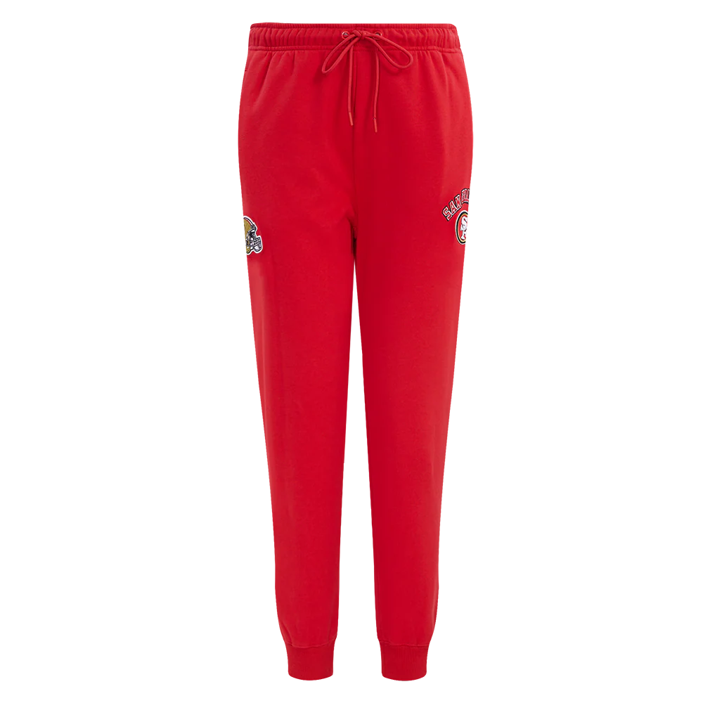 NFL SAN FRANCISCO 49ERS CLASSIC WOMEN'S SWEATPANT (RED/WHITE) - Image 2