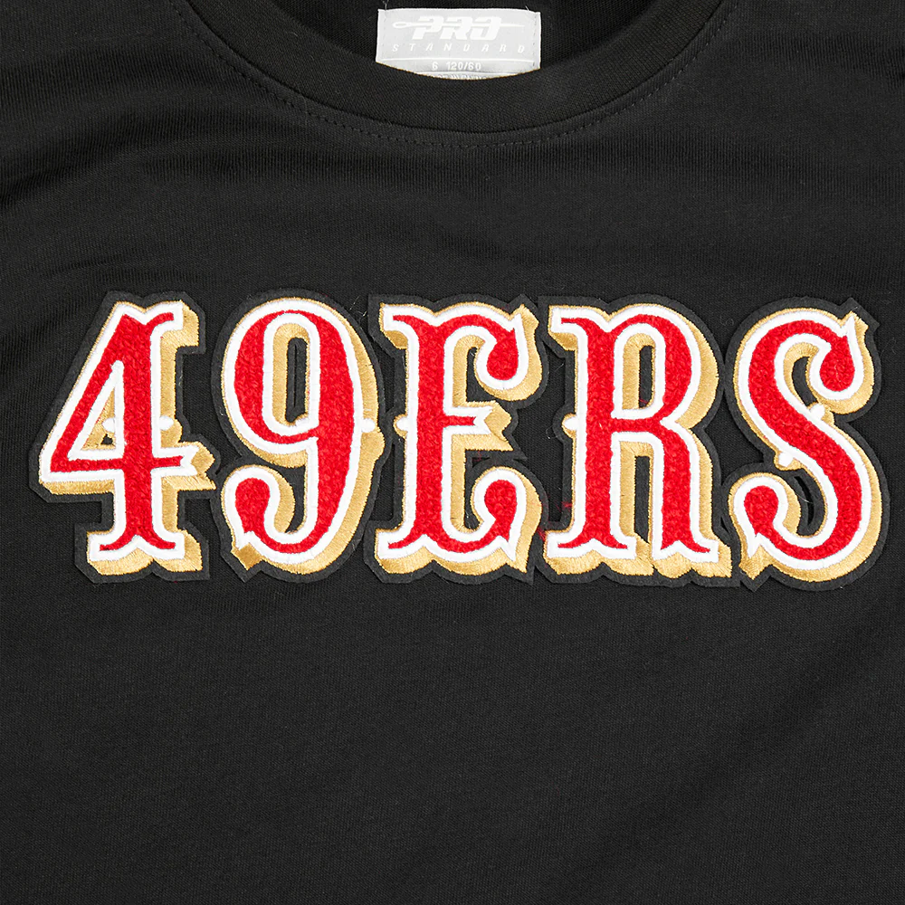 NFL SAN FRANCISCO 49ERS CLASSIC LITTLE BOYS SHORT SLEEVE TEE (BLACK) - Image 5