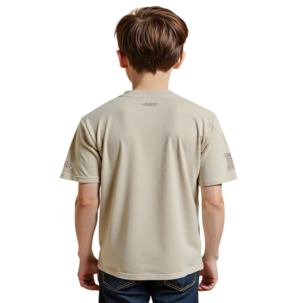 NFL SAN FRANCISCO 49ERS NEUTRAL LITTLE BOYS SHORT SLEEVE TEE (TAUPE) - Image 2