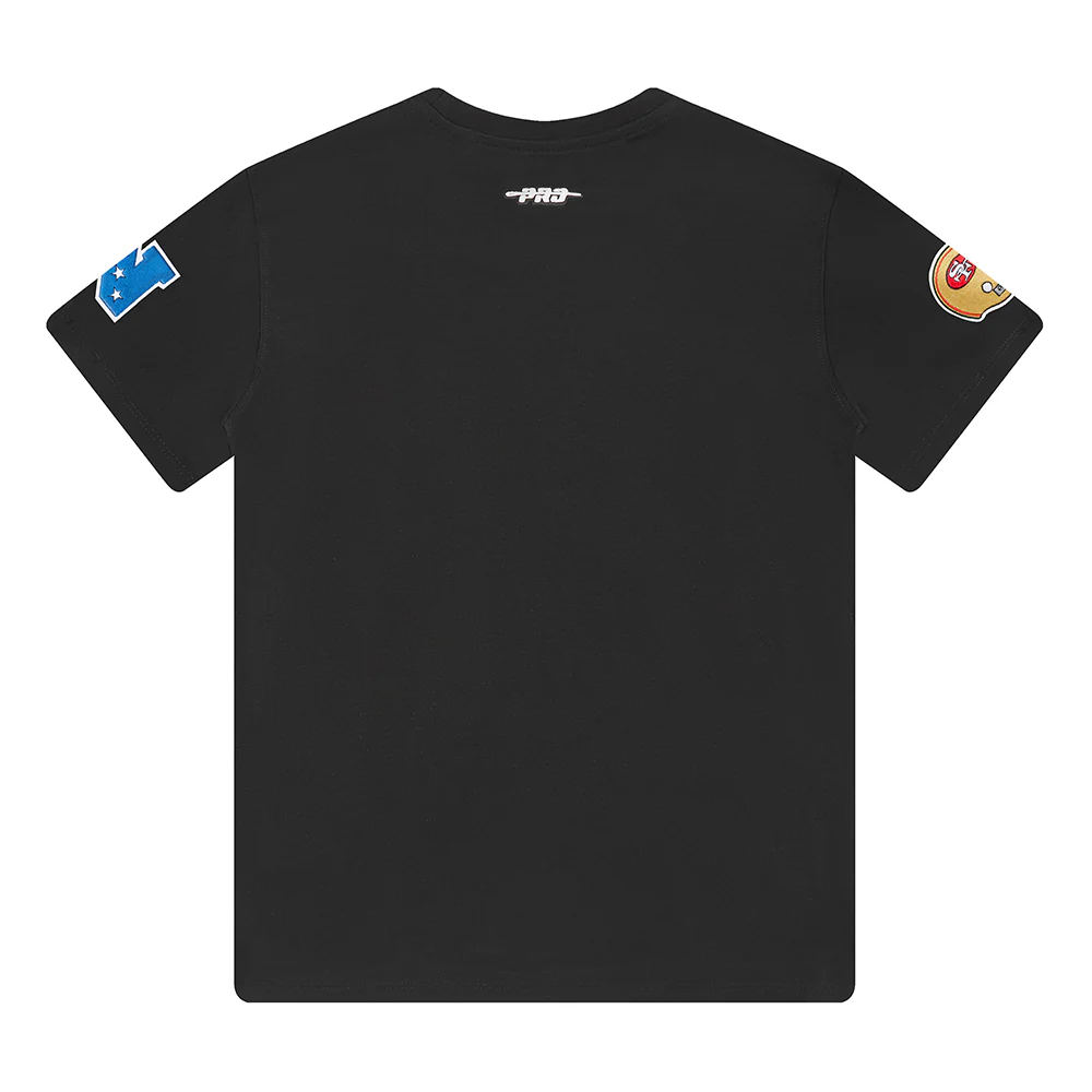 NFL SAN FRANCISCO 49ERS RETRO CLASSIC LITTLE BOYS SHORT SLEEVE TEE (BLACK) - Image 2
