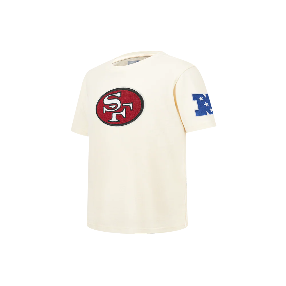 NFL SAN FRANCISCO 49ERS RETRO CLASSICS LITTLE BOY'S SS TEE (EGGSHELL) - Image 3