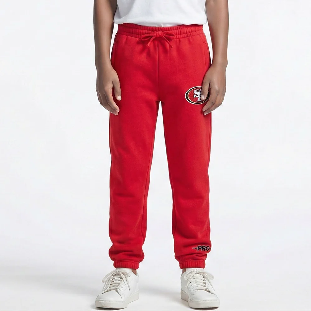 NFL SAN FRANCISCO 49ERS CLASSIC LITTLE BOY'S FLC SWEATPANT (RED)