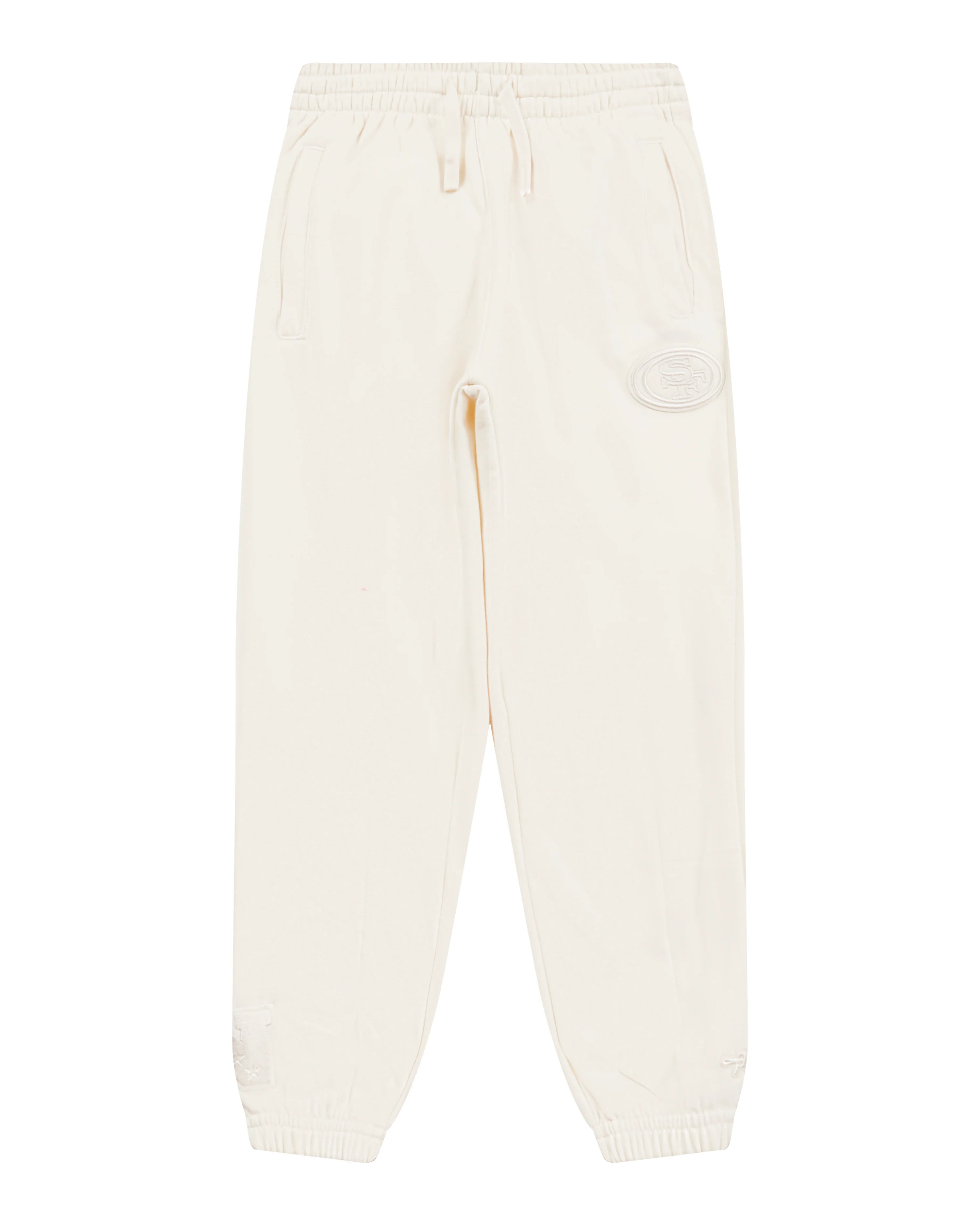 NFL SAN FRANCISCO 49ERS NEUTRAL LITTLE BOYS FLC SWEATPANT (EGGSHELL) - Image 2