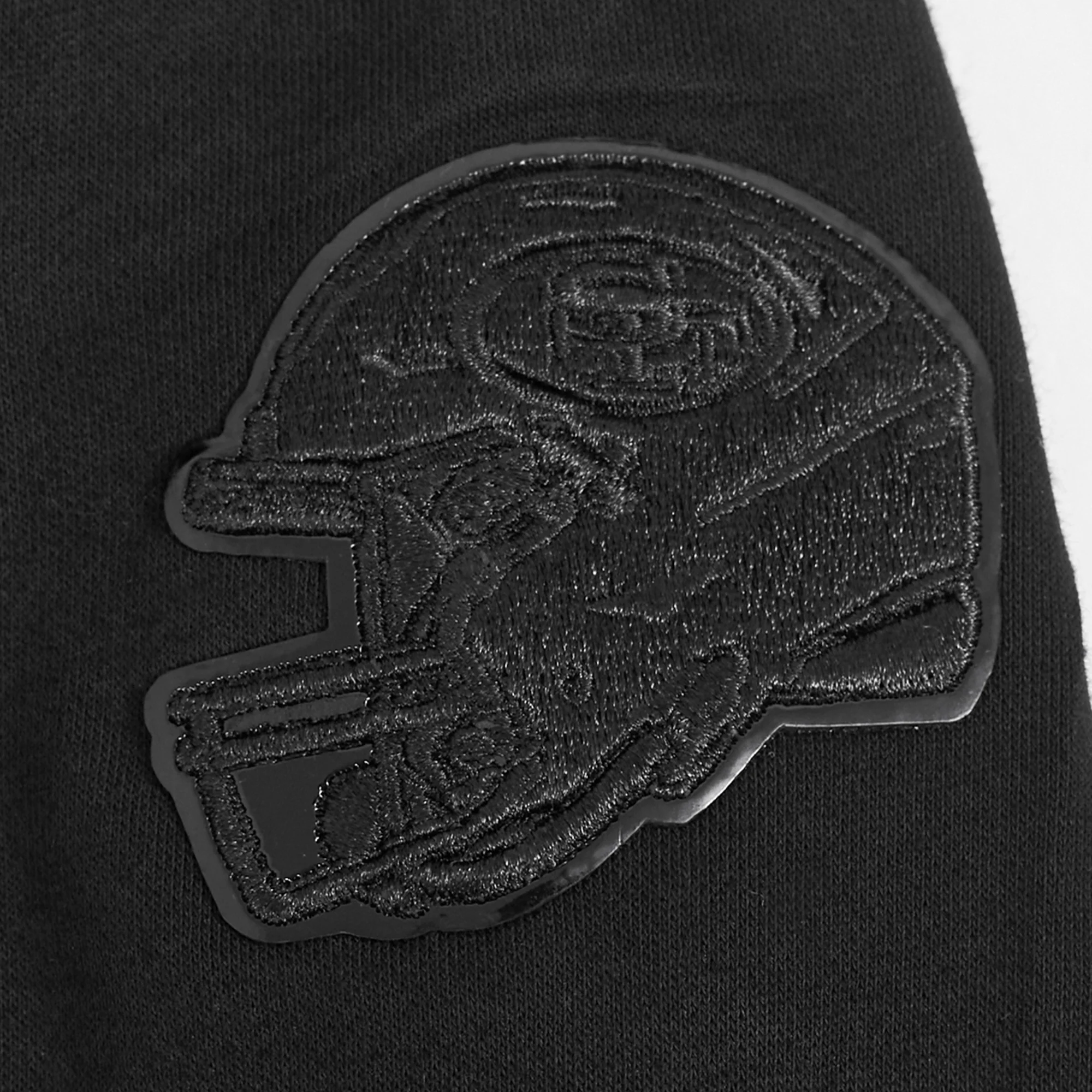 NFL SAN FRANCISCO 49ERS TRIPLE BLACK LITTLE BOYS FLEECE PULLOVER HOODIE (BLACK) - Image 8