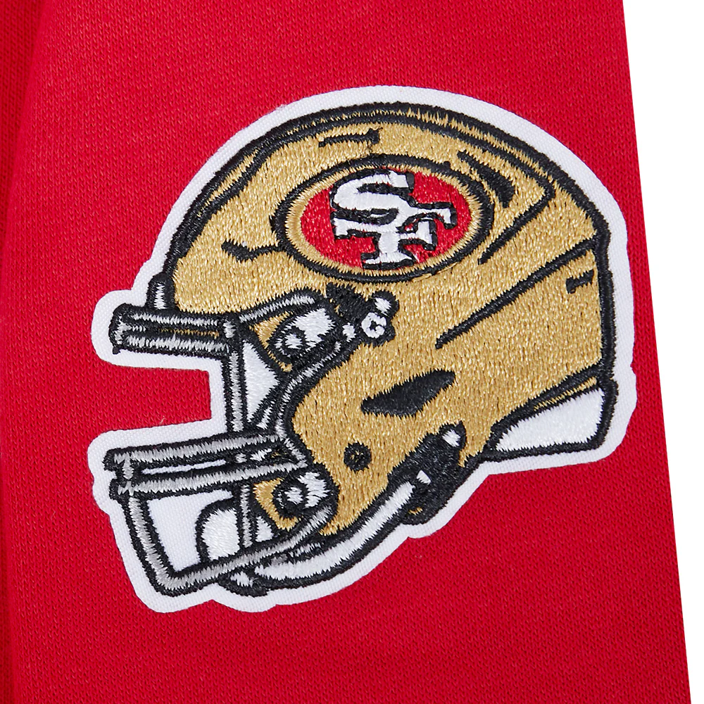 NFL SAN FRANCISCO 49ERS CLASSIC LITTLE GIRL'S FLC CREWNECK (RED) - Image 5