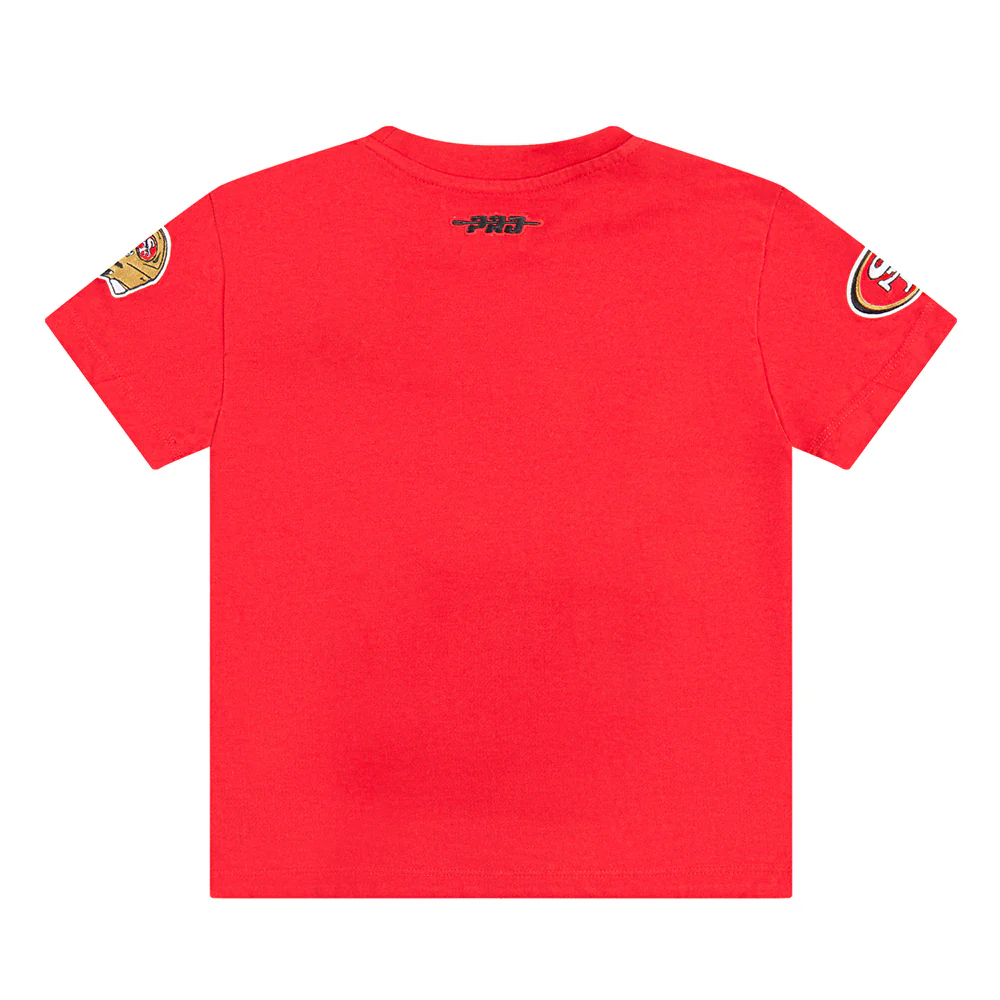 NFL SAN FRANCISCO 49ERS CLASSIC TODDLER BOYS SHORT SLEEVE TEE (RED) - Image 2