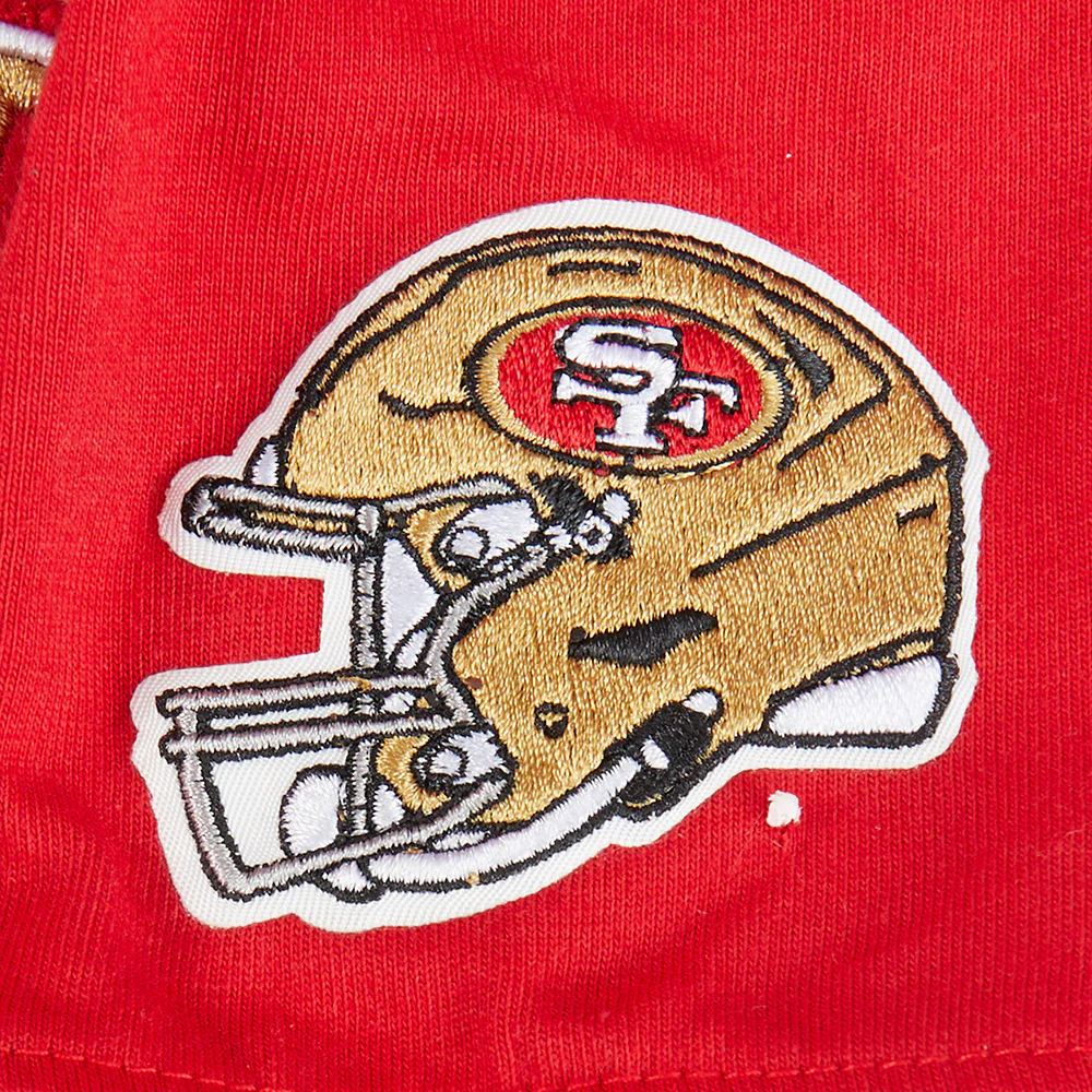 NFL SAN FRANCISCO 49ERS CLASSIC TODDLER BOYS SHORT SLEEVE STRIPED RIB TEE (RED/BLACK) - Image 11