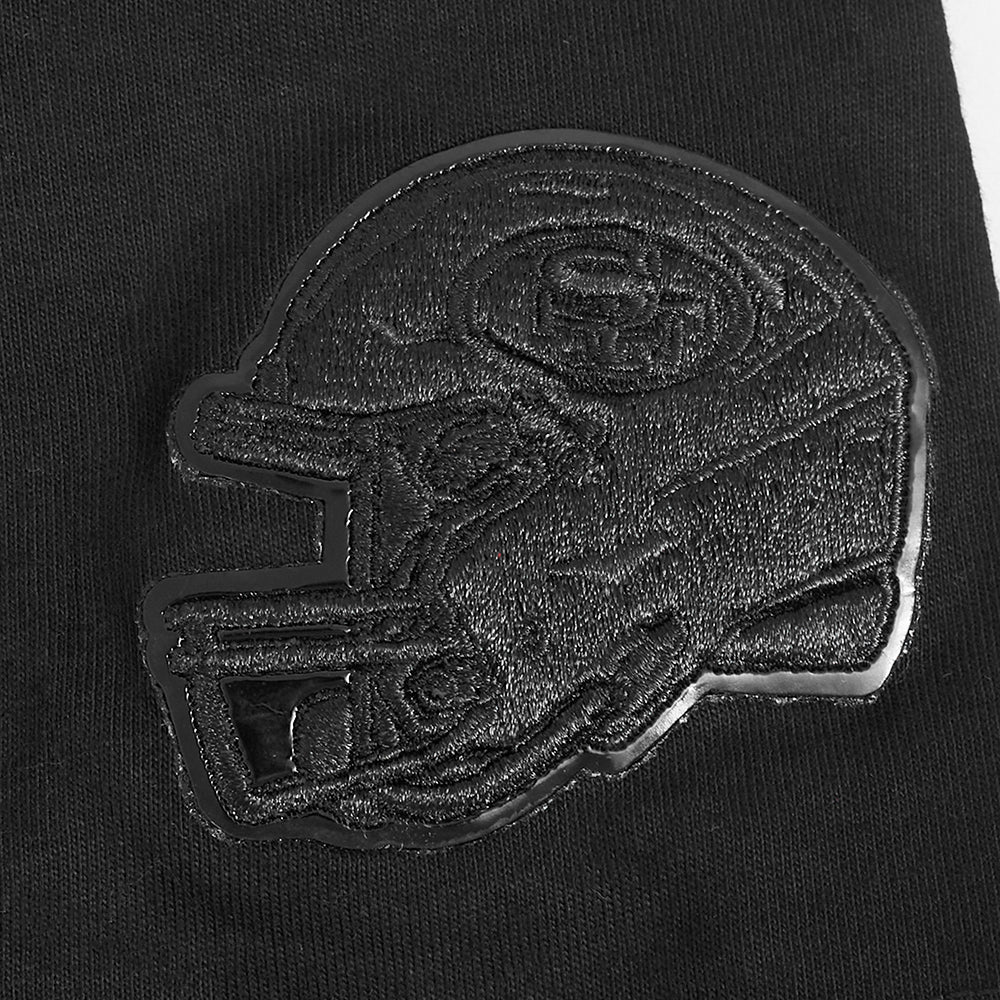 NFL SAN FRANCISCO 49ERS TRIPLE BLACK TODDLER BOYS SHORT SLEEVE TEE (BLACK) - Image 8