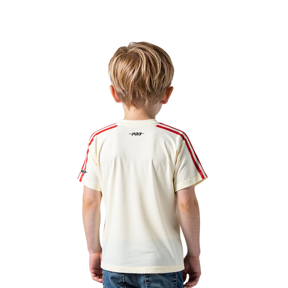 NFL SAN FRANCISCO 49ERS RETRO CLASSICS TODDLER BOY'S SS TAPING TEE (EGGSHELL/ RED) - Image 2