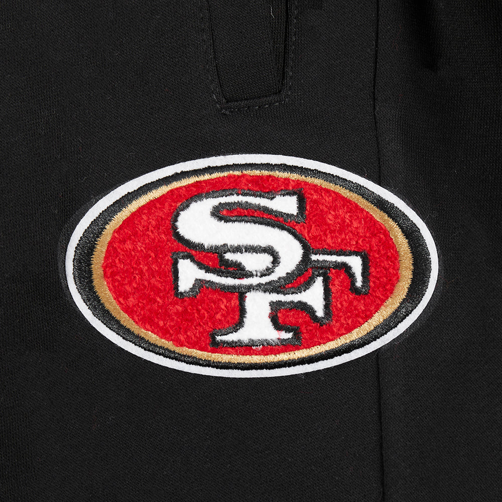 NFL SAN FRANCISCO 49ERS CLASSIC TODDLER BOYS FLC SWEATPANT (BLACK) - Image 6