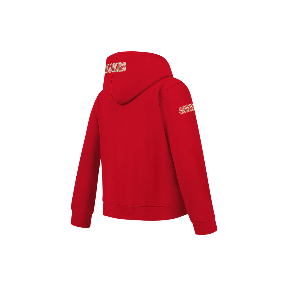 NFL SAN FRANCISCO 49ERS CLASSIC TODDLER BOYS FLEECE PULLOVER HOODIE (RED) - Image 6