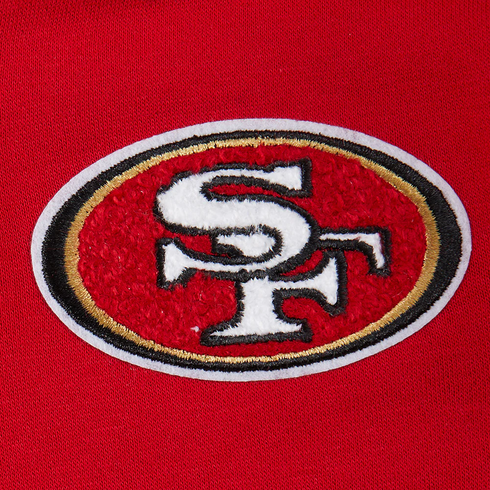 NFL SAN FRANCISCO 49ERS CLASSIC TODDLER BOYS FLEECE FULL ZIP HOODIE (RED) - Image 10