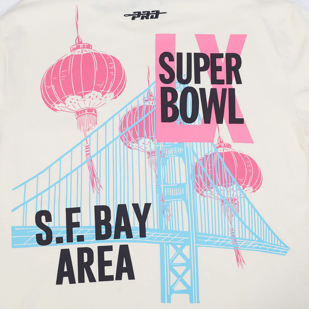 NFL SUPER BOWL 60 MEN'S CJ DROP SHOULDER TEE (EGGSHELL) - Image 5