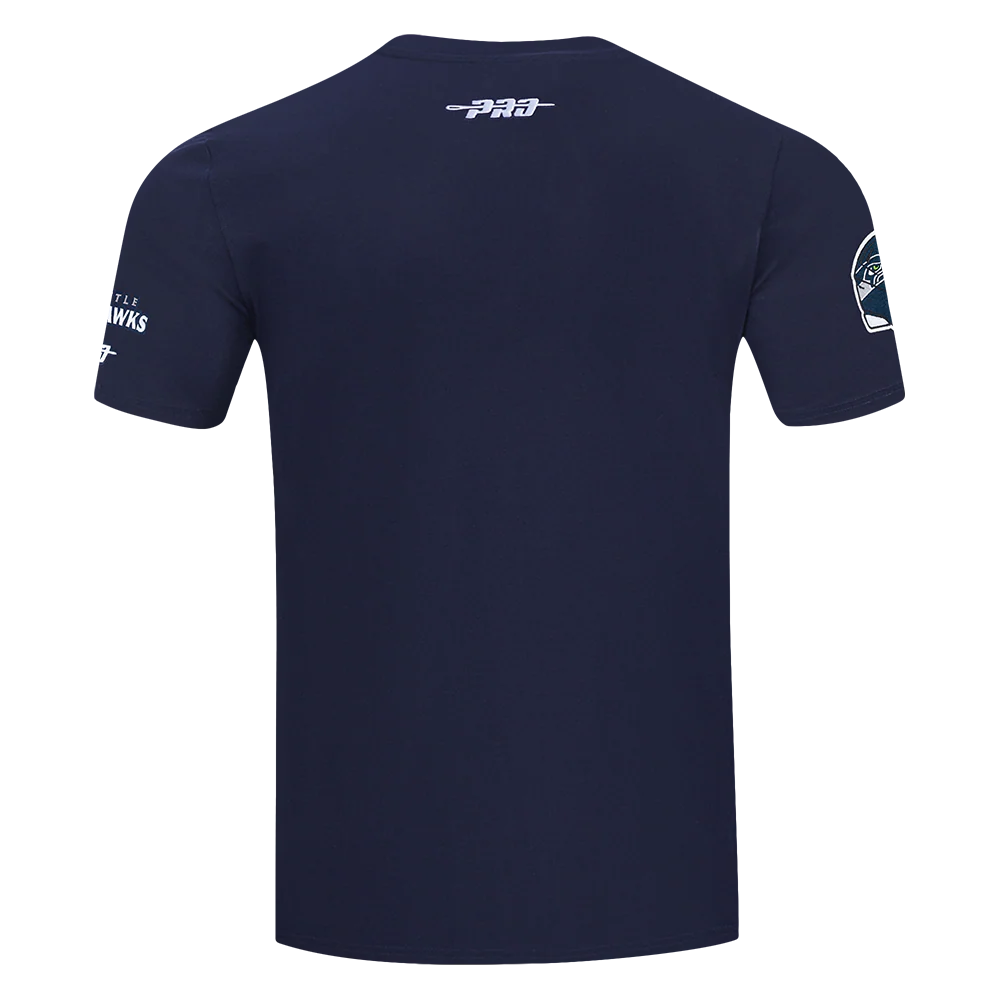 NFL SEATTLE SEAHAWKS MASHUP MEN'S TEE (MIDNIGHT NAVY) - Image 3