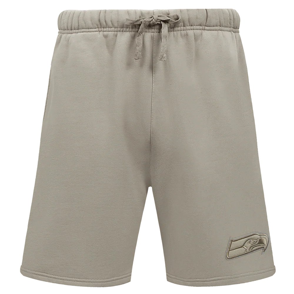 NFL SEATTLE SEAHAWKS NEUTRAL MEN'S M FLC SHORT (TAUPE) - Image 2