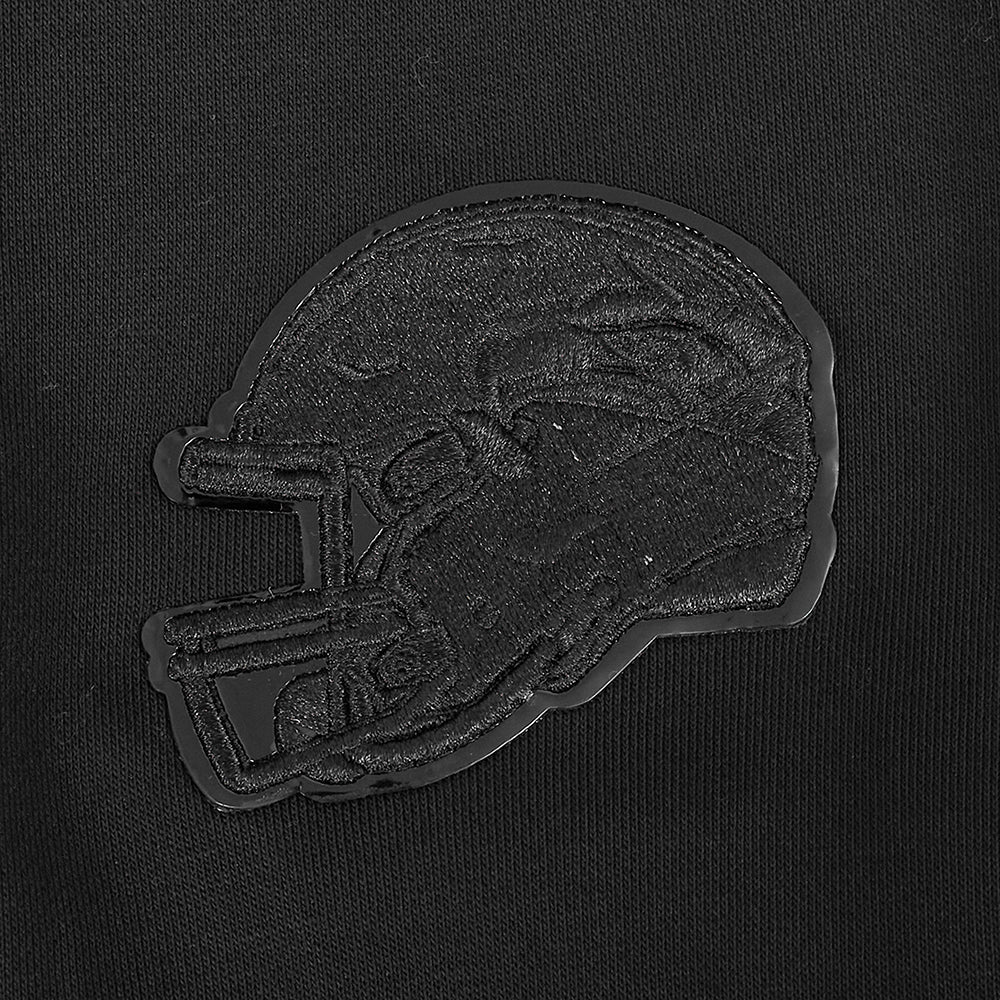 NFL SEATTLE SEAHAWKS TRIPLE BLACK WOMEN'S FLC CREWNECK (TRIPLE BLACK WOMEN'S) - Image 7