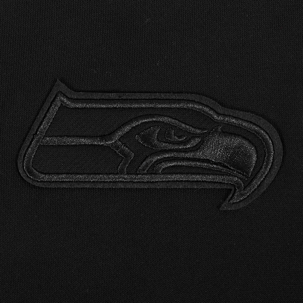 NFL SEATTLE SEAHAWKS NEUTRAL WOMEN'S CREWNECK (BLACK) - Image 5