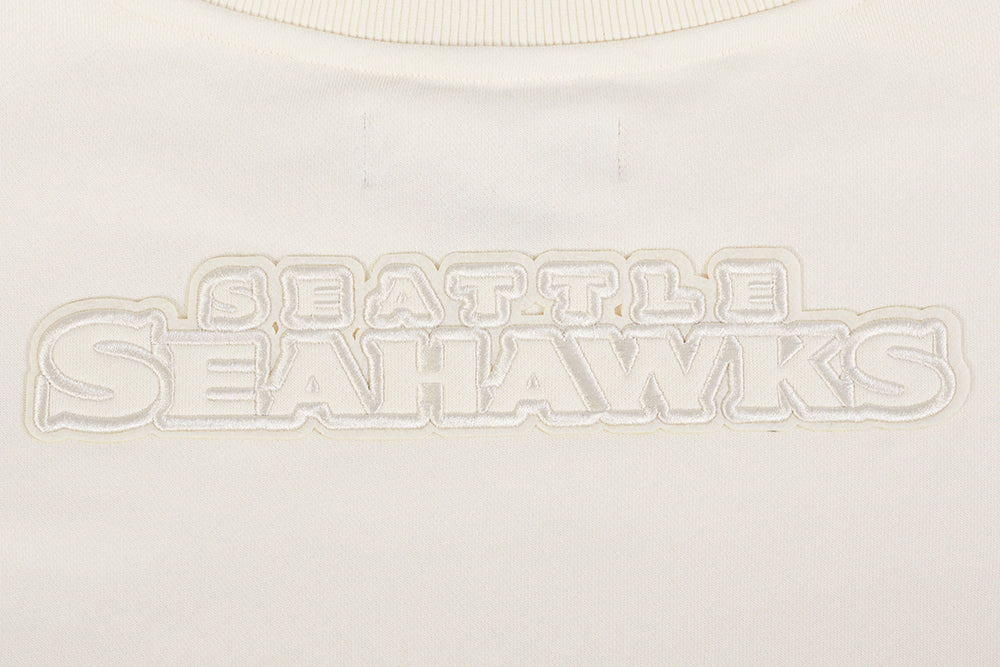 NFL SEATTLE SEAHAWKS NEUTRAL WOMEN'S CREWNECK (EGGSHELL) - Image 7