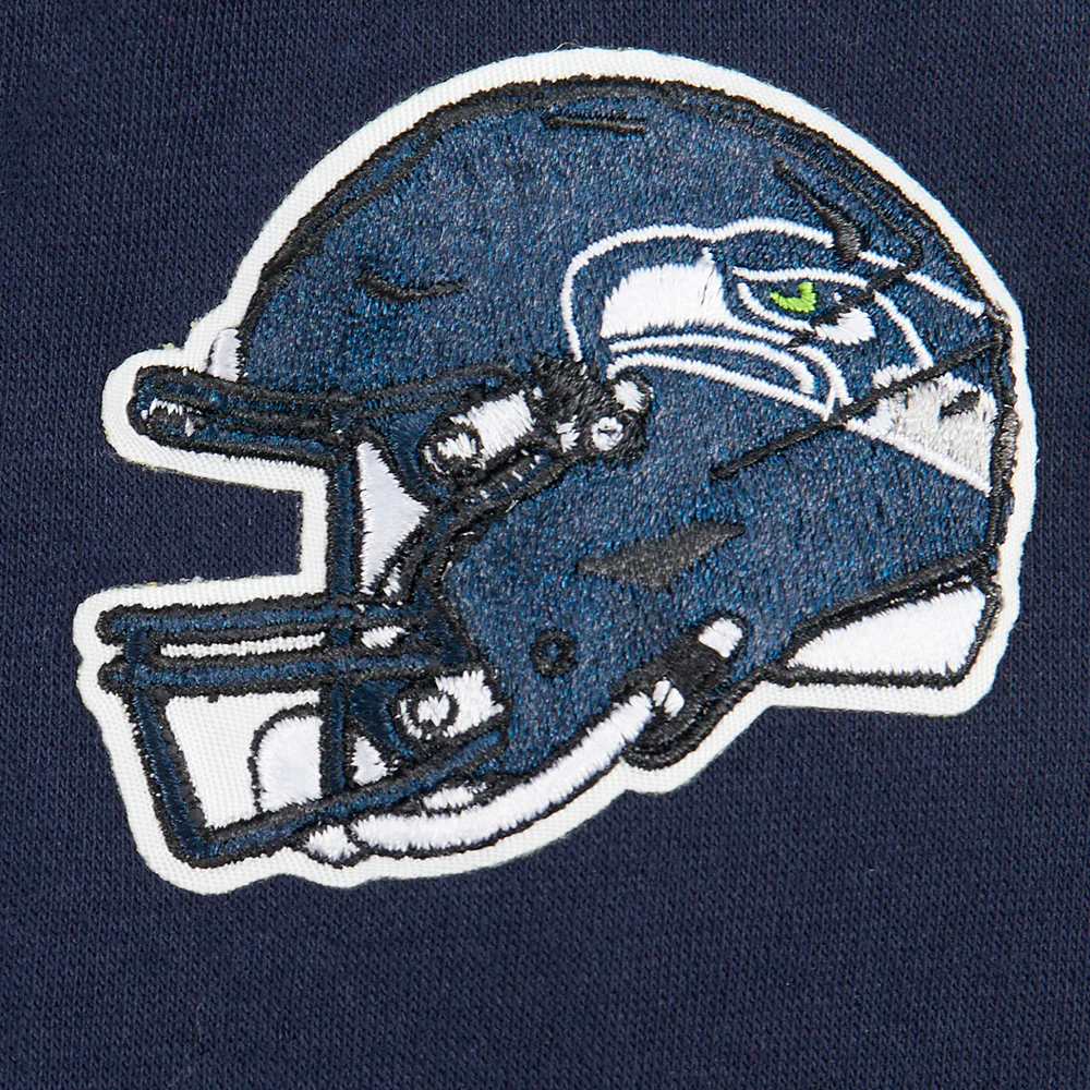 NFL SEATTLE SEAHAWKS CLASSIC LITTLE BOYS FLEECE PULLOVER HOODIE (MIDNIGHT NAVY) - Image 5