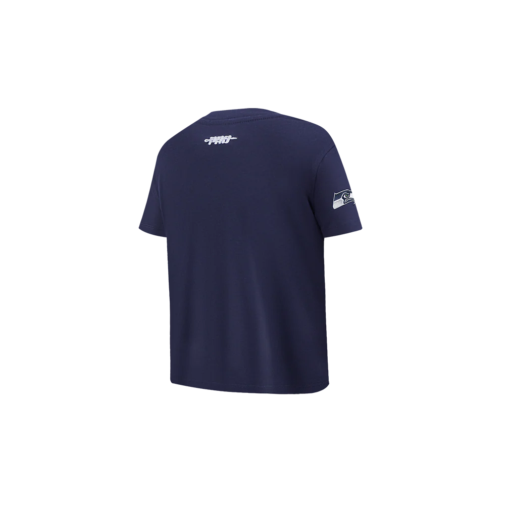 NFL SEATTLE SEAHAWKS CLASSIC TODDLER BOY'S SS TEE (MIDNIGHT NAVY) - Image 4