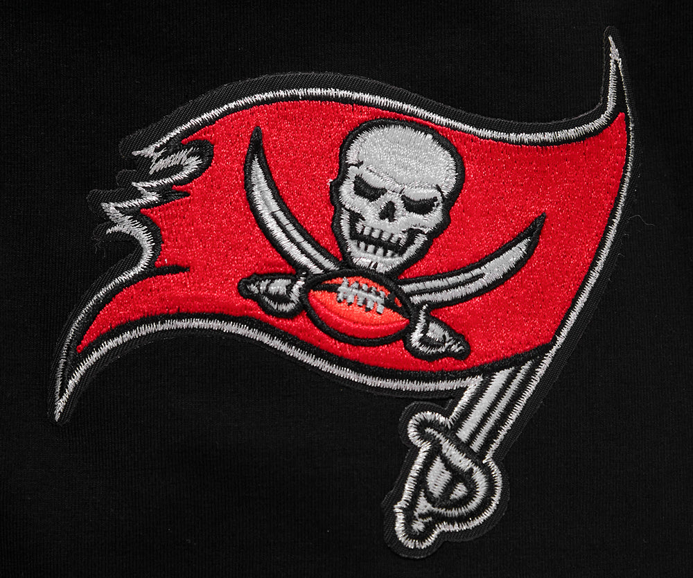 NFL TAMPA BAY BUCCANEERS CLASSIC CHENILLE MEN'S TEE (BLACK) - Image 7