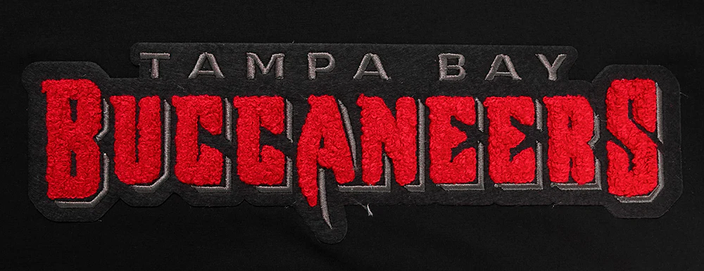 NFL TAMPA BAY BUCCANEERS CLASSIC CHENILLE TEE (BLACK) - Image 5