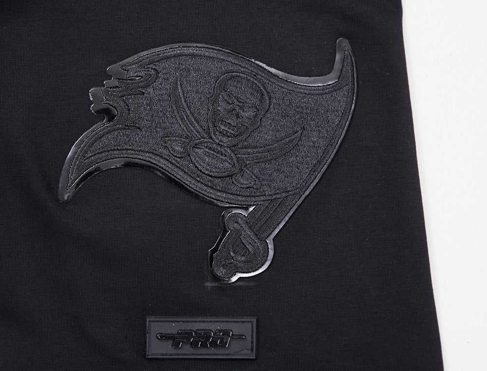 NFL TAMPA BAY BUCCANEERS TRIPLE BLACK MEN'S TEE (TRIPLE BLACK) - Image 6