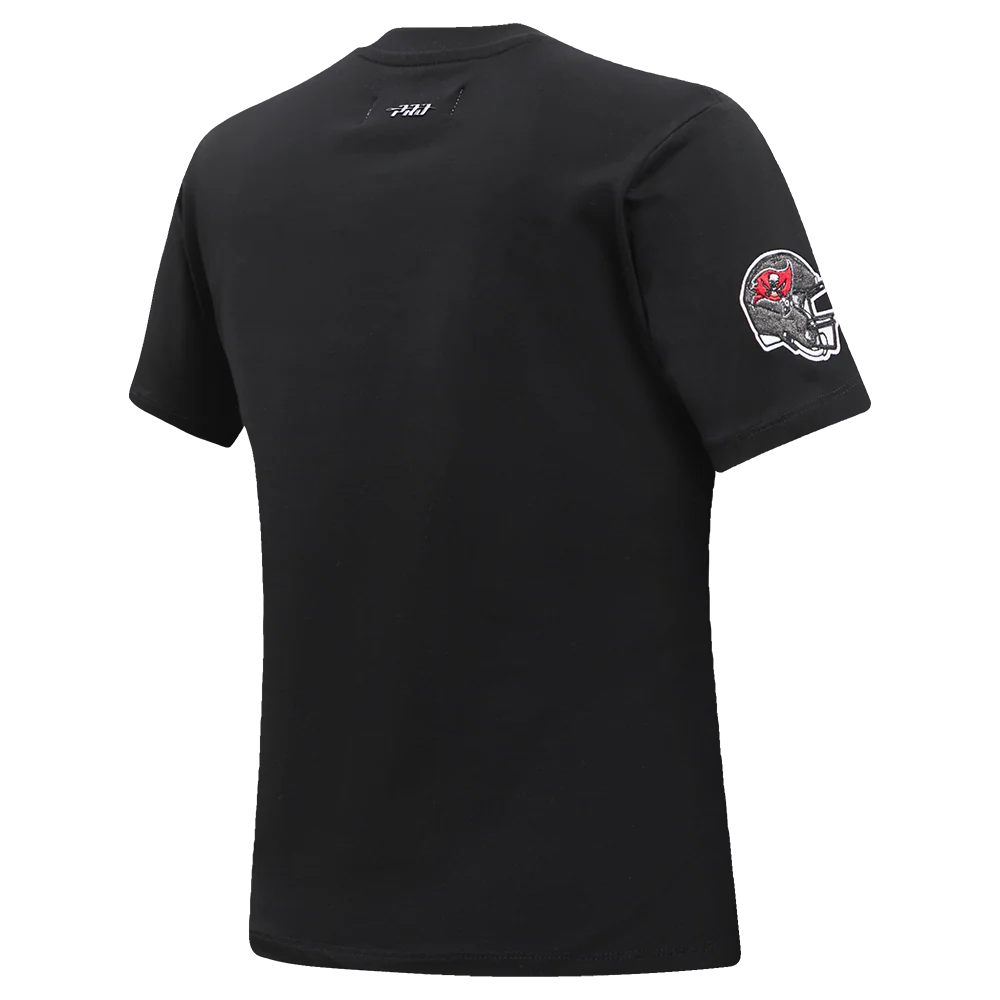 NFL TAMPA BAY BUCCANEERS CLASSIC SHORT SLEEVE WOMEN'S SLIM FIT TEE (BLACK) - Image 3