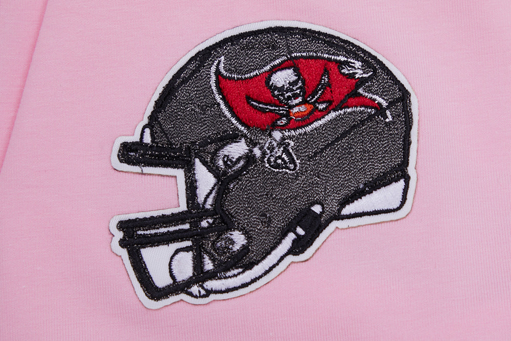 NFL TAMPA BAY BUCCANEERS CLASSIC WOMEN'S SINGLE JERSEY BOXY TEE (PINK) - Image 6