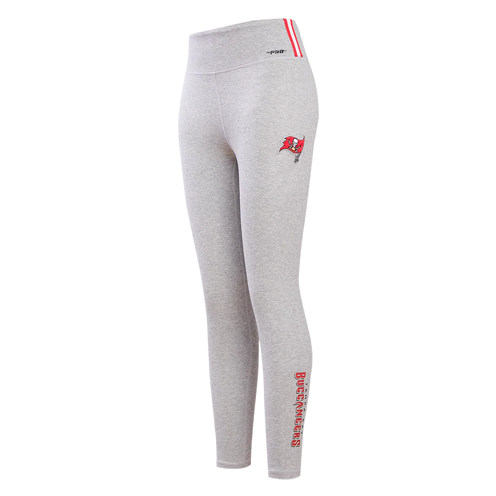 NFL TAMPA BAY BUCCANEERS CLASSIC WOMEN'S JERSEY LEGGING (HEATHER GREY)