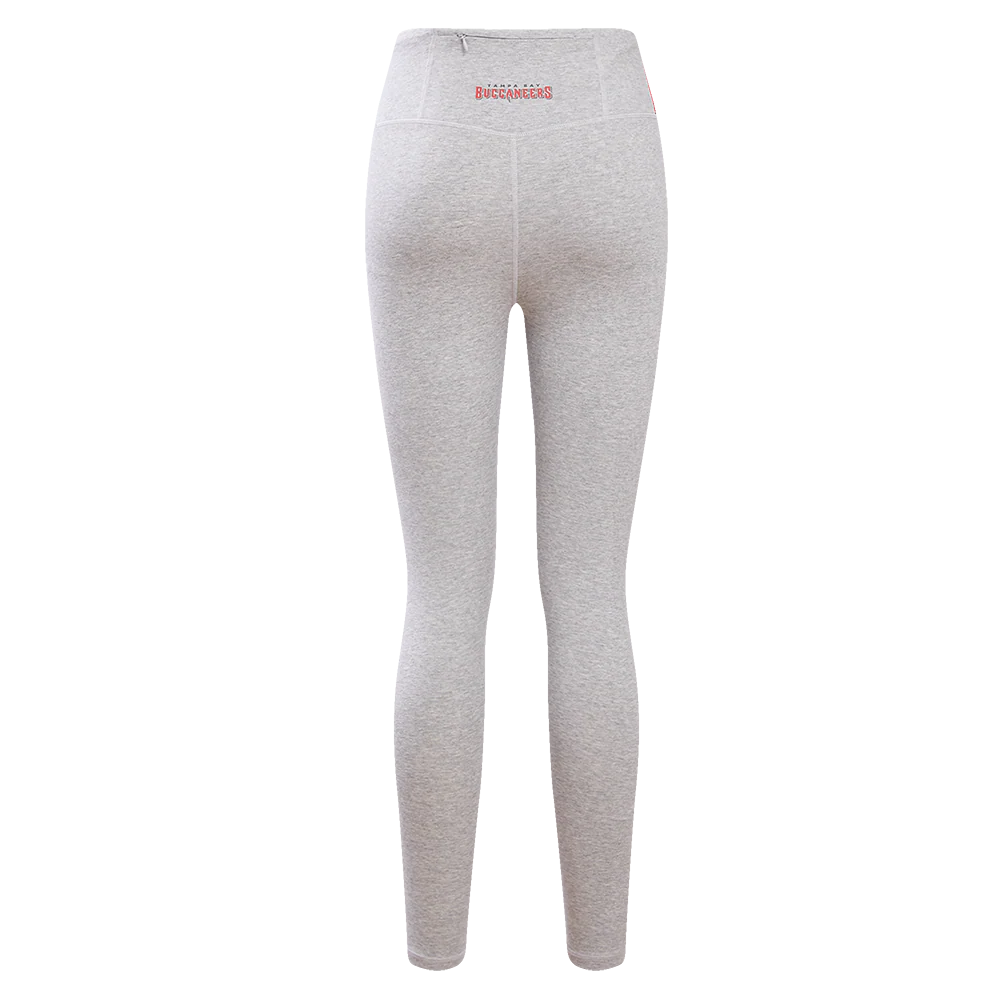 NFL TAMPA BAY BUCCANEERS CLASSIC WOMEN'S JERSEY LEGGING (HEATHER GREY) - Image 4