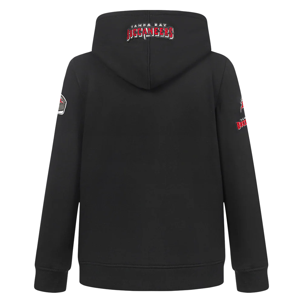 NFL TAMPA BAY BUCCANEERS CLASSIC TODDLER BOYS FLEECE PULLOVER HOODIE (BLACK) - Image 3