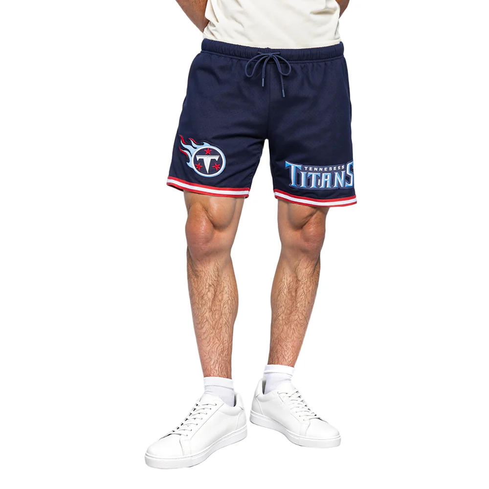 NFL TENNESSEE TITANS CLASSIC MEN'S MESH SHORT (MIDNIGHT NAVY/RED) - Image 10