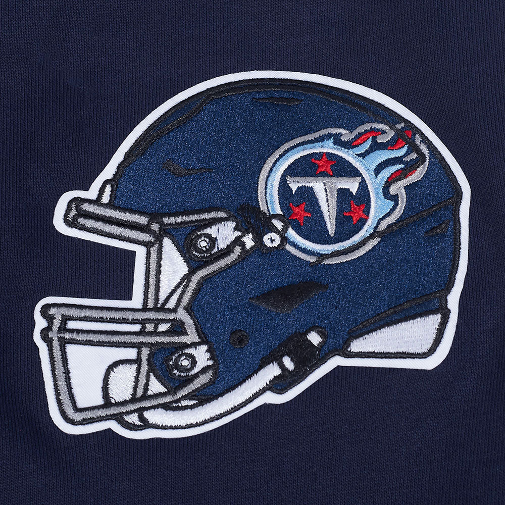 NFL TENNESSEE TITANS SCRIPT TAIL MEN'S RIB FLC PO HOODIE (MIDNIGHT NAVY) - Image 14