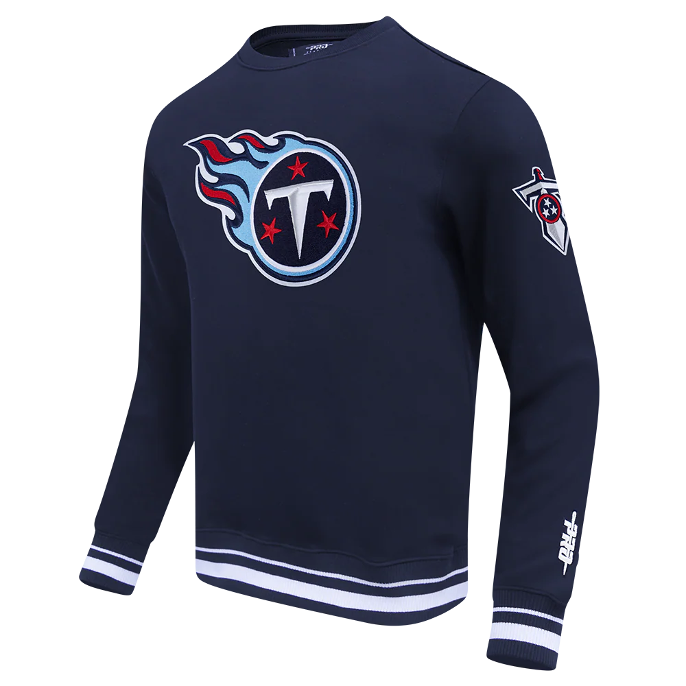 NFL TENNESSEE TITANS MASHUP MEN'S RIB CREWNECK (MIDNIGHT NAVY) - Image 10