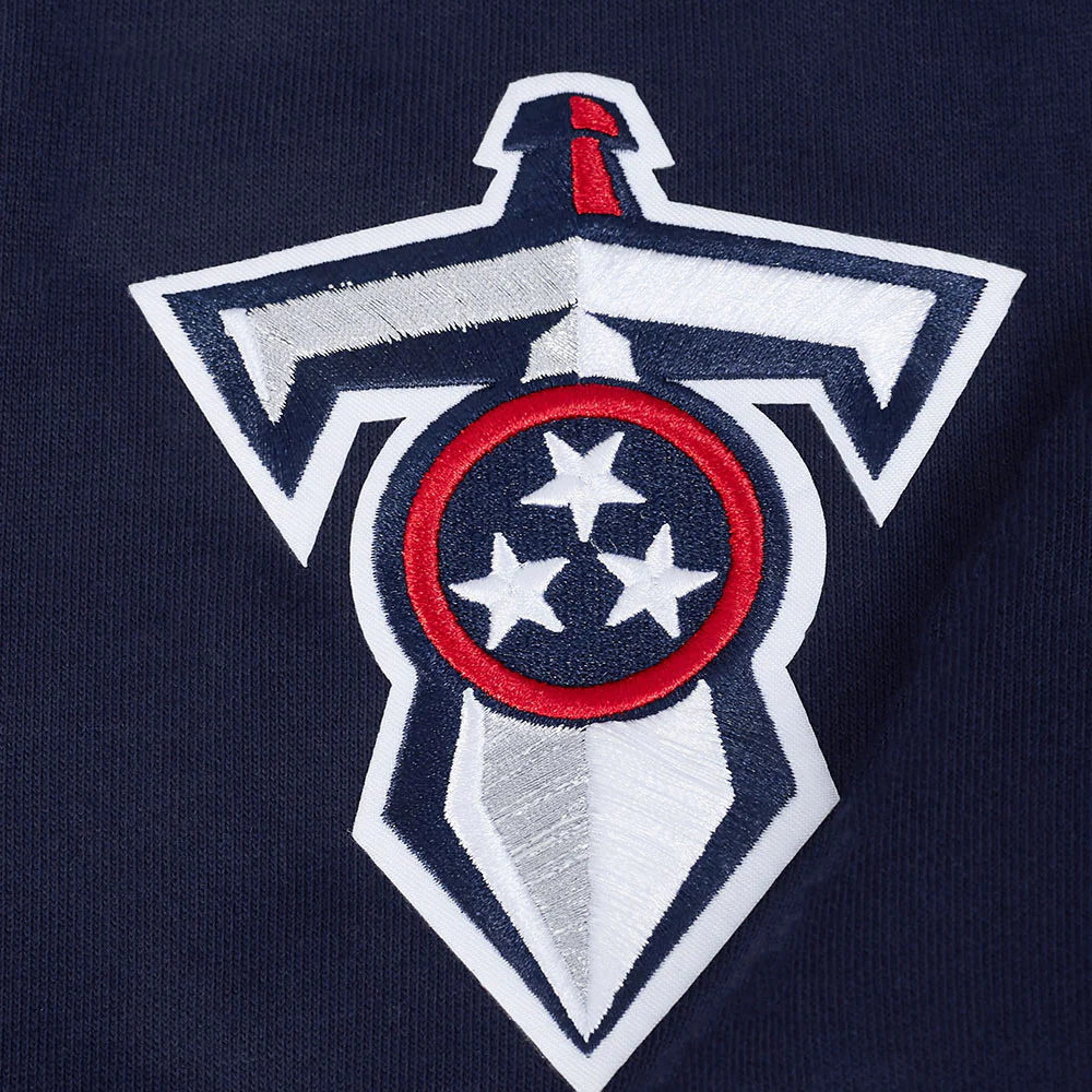 NFL TENNESSEE TITANS MASHUP MEN'S RIB CREWNECK (MIDNIGHT NAVY) - Image 7
