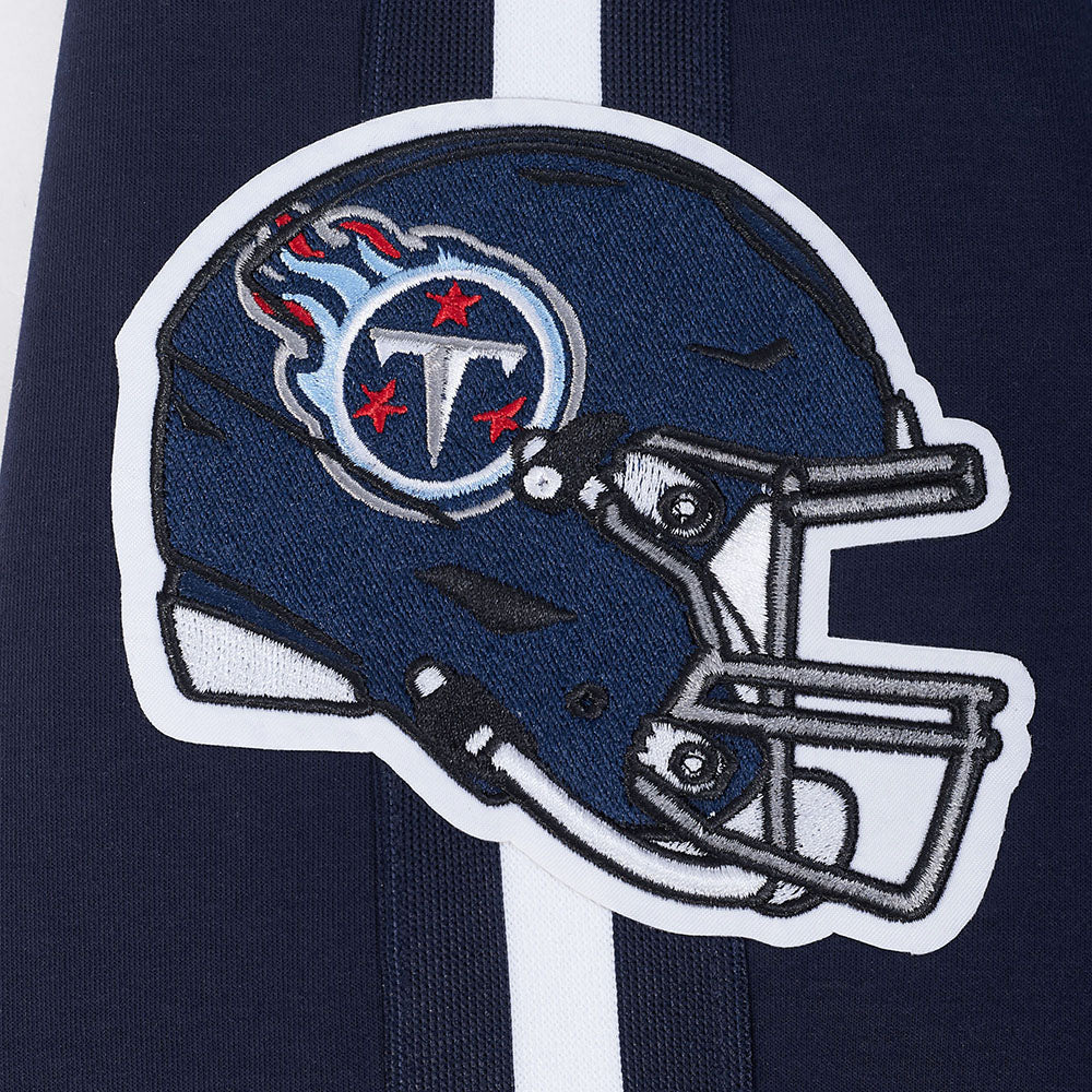 NFL TENNESSEE TITANS PRO GAME DAY MEN'S DBL KNIT JACKET (MIDNIGHT NAVY/WHITE) - Image 14