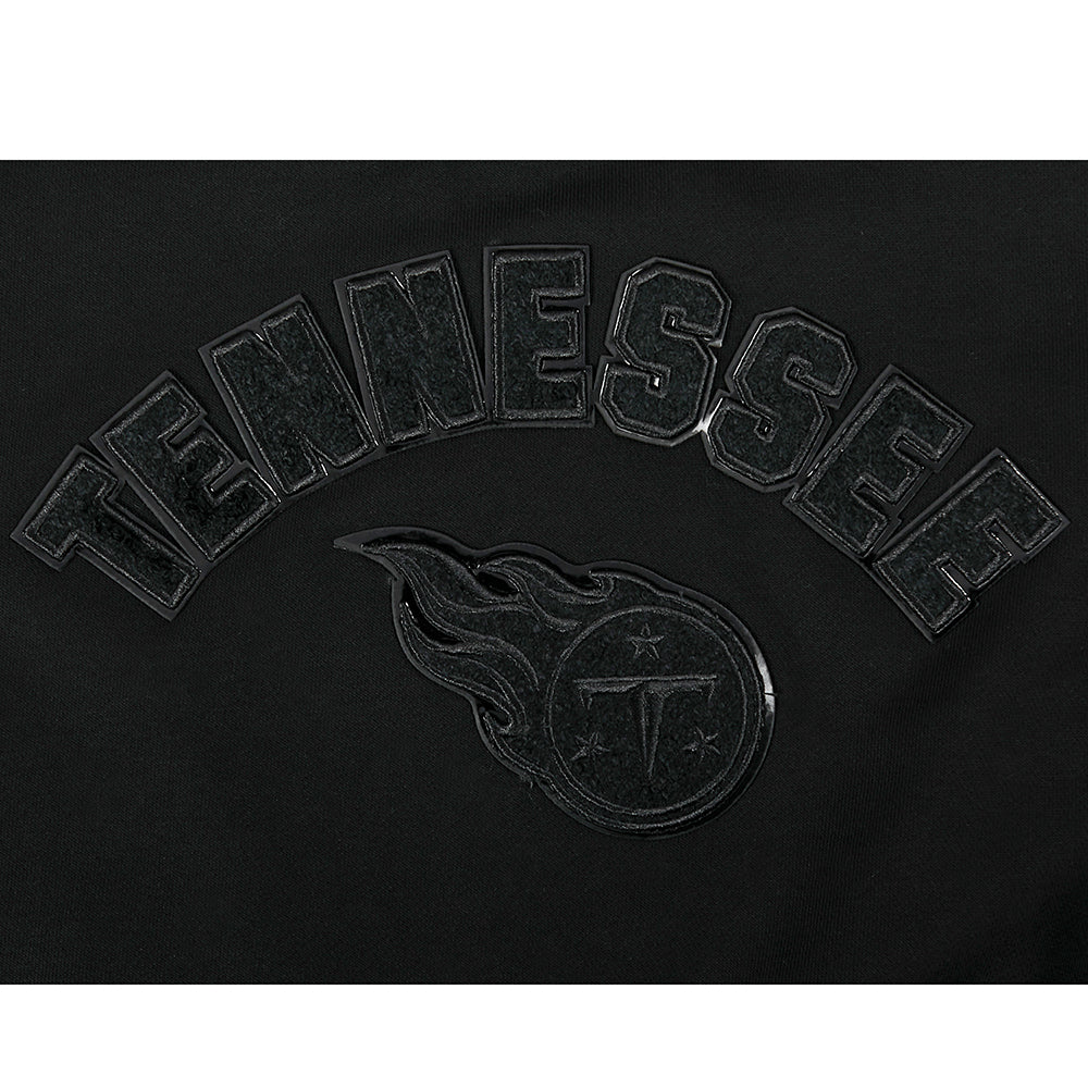 NFL TENNESSEE TITANS TRIPLE BLACK WOMEN'S FLC CREWNECK (TRIPLE BLACK WOMEN'S) - Image 11