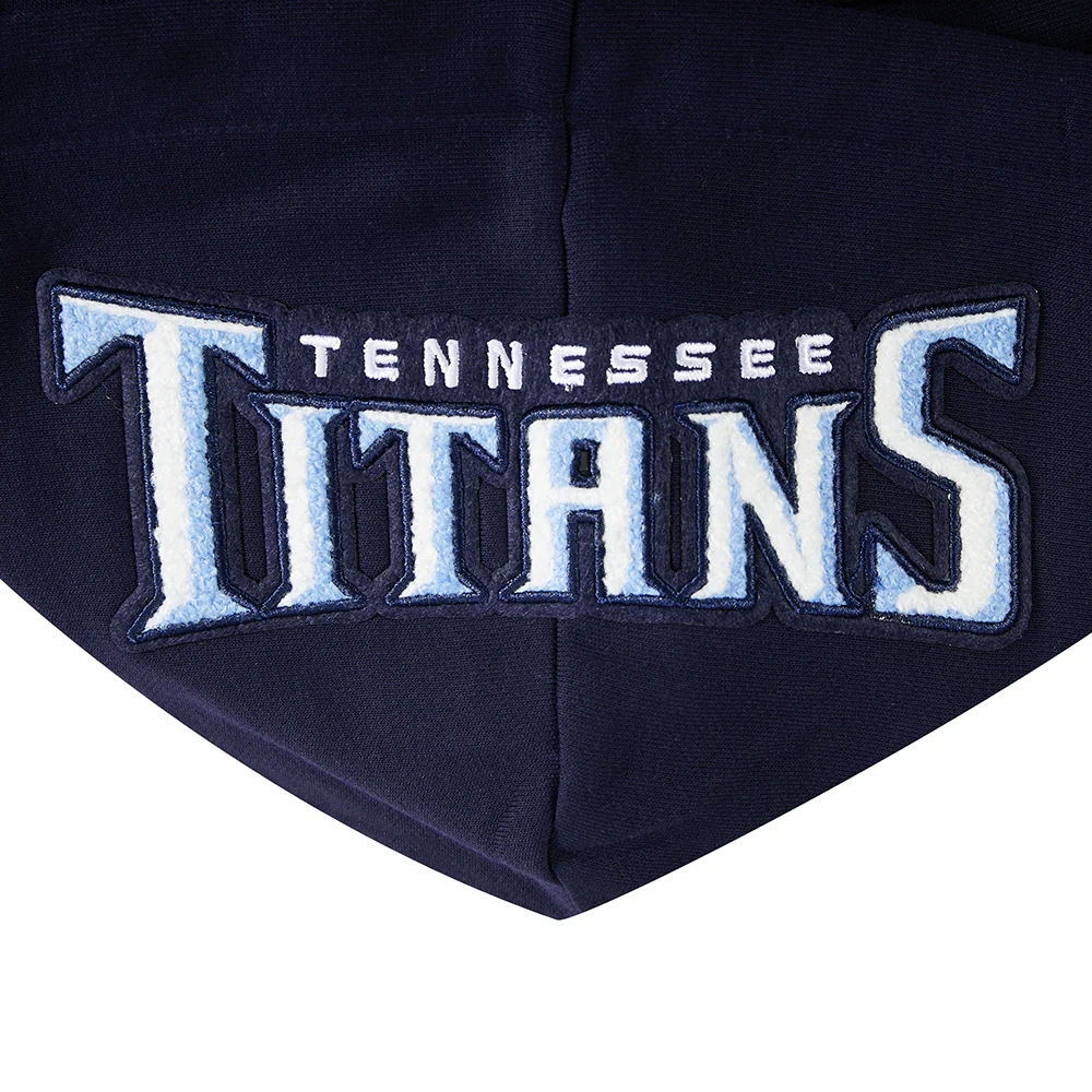 NFL TENNESSEE TITANS MASHUP WOMEN'S RIB CROPPED PO HOODIE (MIDNIGHT NAVY) - Image 12
