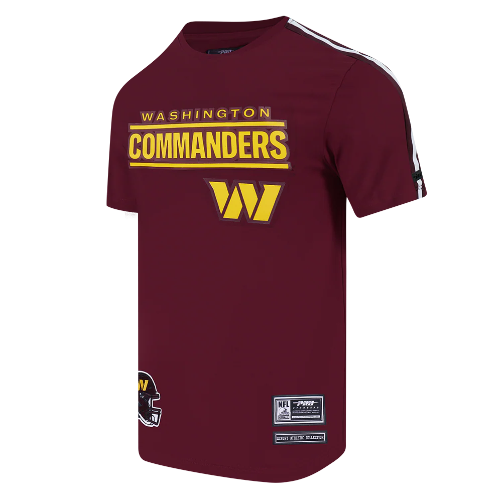 NFL WASHINGTON COMMANDERS CLASSIC MESH SJ STRIPED TEE (WINE) - Image 10