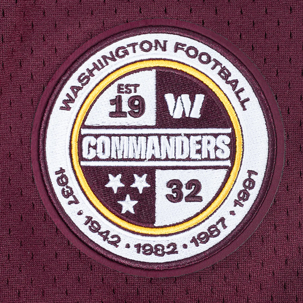 NFL WASHINGTON COMMANDERS CLASSIC MEN'S MESH BUTTON DOWN JERSEY (WINE) - Image 14