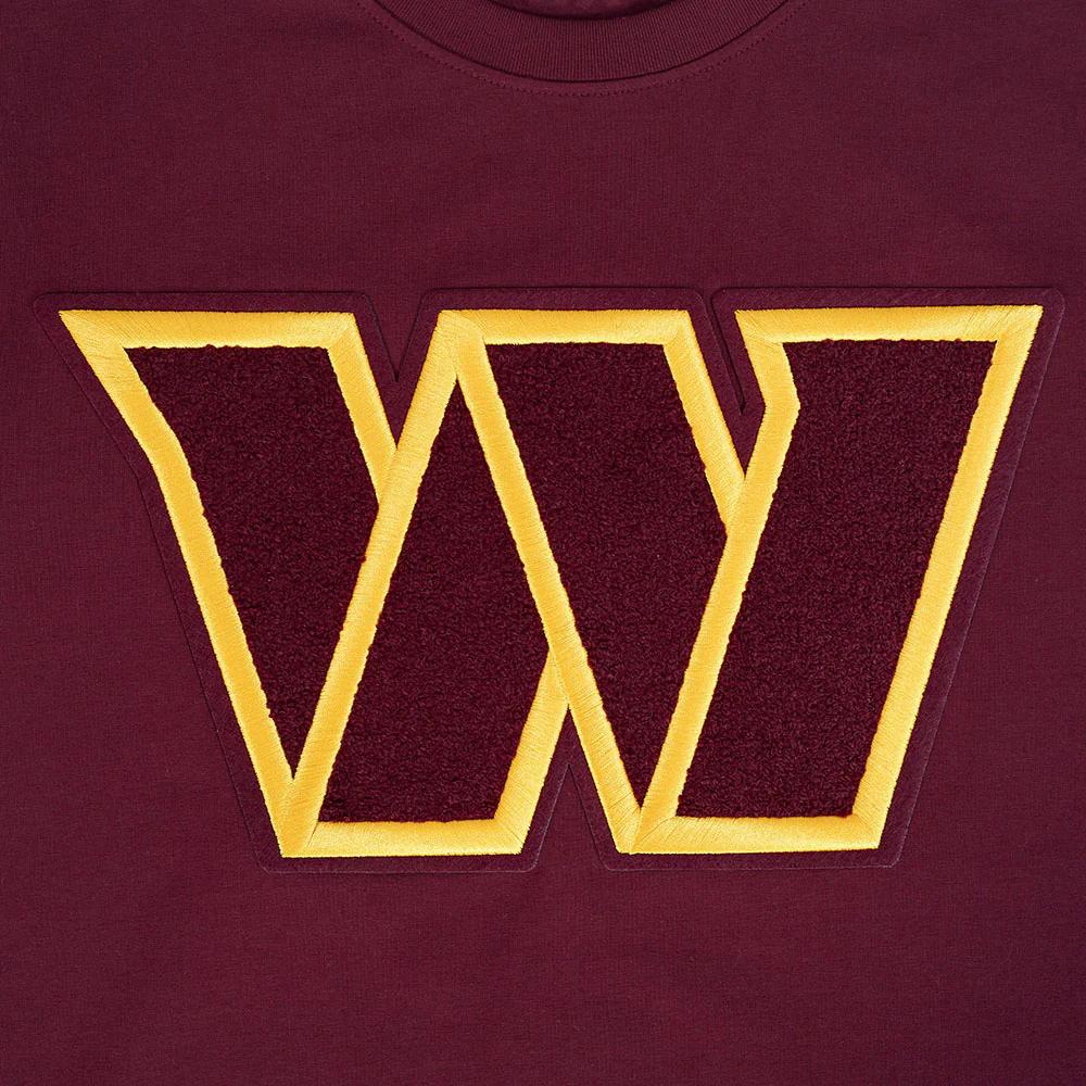 NFL WASHINGTON COMMANDERS MASHUP MEN'S TEE (WINE) - Image 5