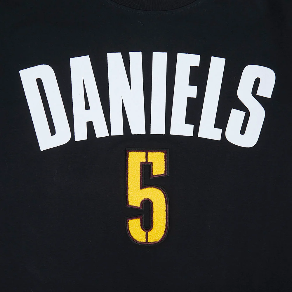 NFL WASHINGTON COMMANDERS JAYDEN DANIELS #5 CLASSIC PNN MEN'S SJ TEE (BLACK) - Image 6