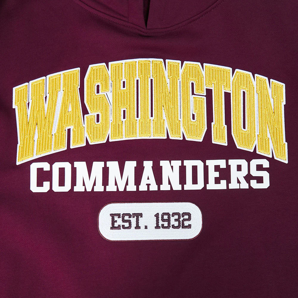 NFL WASHINGTON COMMANDERS CITY ARCH MEN'S FLC PO HOODIE (WINE) - Image 7