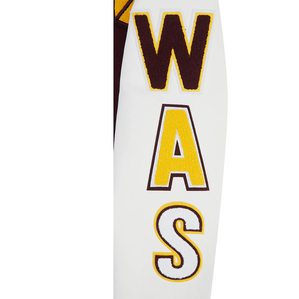 NFL WASHINGTON COMMANDERS SCRIPT TAIL MEN'S RIB WOOL VARSITY (WINE/WHITE) - Image 6